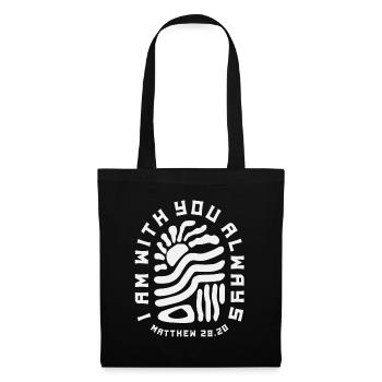 I Am With You Always - Matthew 28.20 - Tote Bag - black - Front