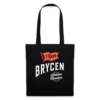 Team Brycen Lebenslanges Mitglied - Stoffbeutel - Schwarz - Vorne