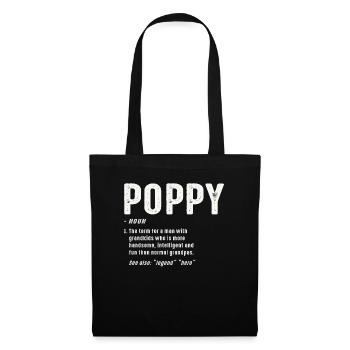 Poppy Definition - Tote Bag - black - Front