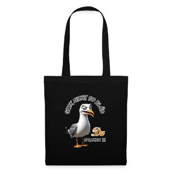 Don't look so stupid You Spacken Funny Seagull - Tote Bag - black - Front