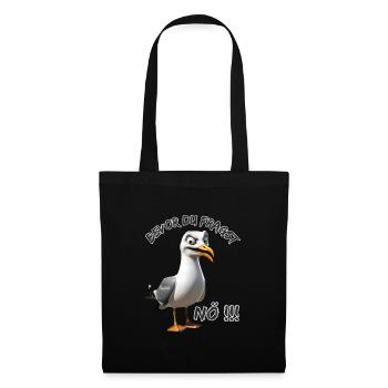 Funny saying with seagull Before you ask Nope !! - Tote Bag - black - Front