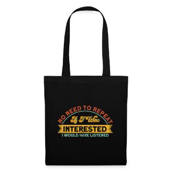 Black Humor Sarcasm Irony Gift - Tote Bag - black - Front