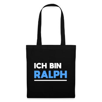 Ralph Name Spruch für stolze Ralphs - Stoffbeutel - Schwarz - Vorne