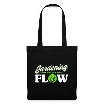 Jardinier aquatique jardinage dans la rivière cadeau - Sac en tissu - noir - Devant