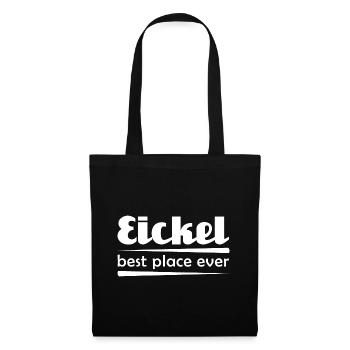 Eickel - Stadt best place ever - Stoffbeutel - Schwarz - Vorne