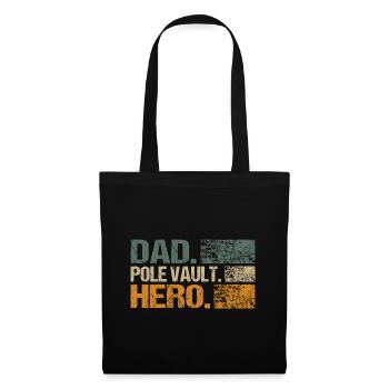 Pole Vault Pole Vault Men Dad Spruch - Tote Bag - black - Front
