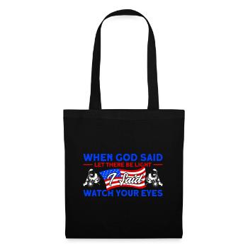 Soudeur SOUDEUR USA Cadeau patriotique - Sac en tissu - noir - Devant
