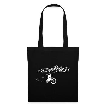 Mountain - Mountain Bike - (12) - Tote Bag - black - Front