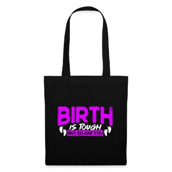 Obstétricien Obstétricien Doula Cadeau - Sac en tissu - noir - Devant