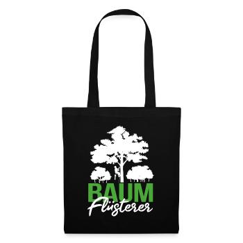 Tree Whisperer - Cadeau de la forêt Ranger drôle - Sac en tissu - noir - Devant