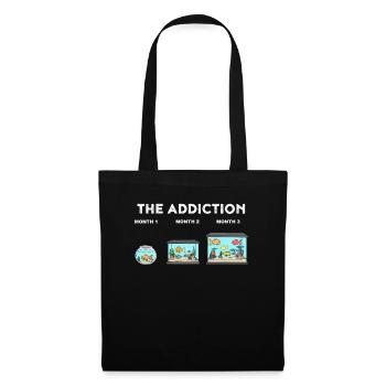 Aquarium Funny aquarium shopping addiction gift - Tote Bag - black - Front