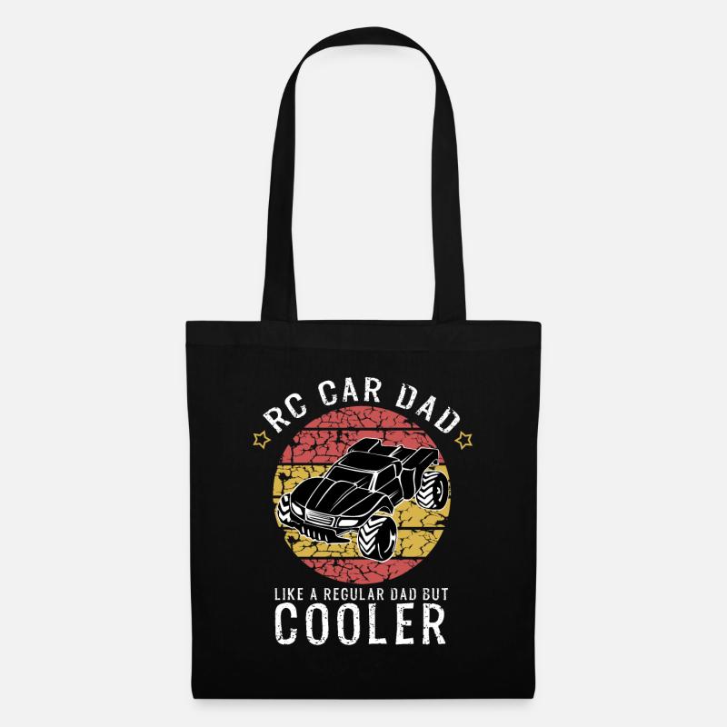 RC Auto Papa Like a Regular Dad But Cooler - Stoffbeutel - Schwarz