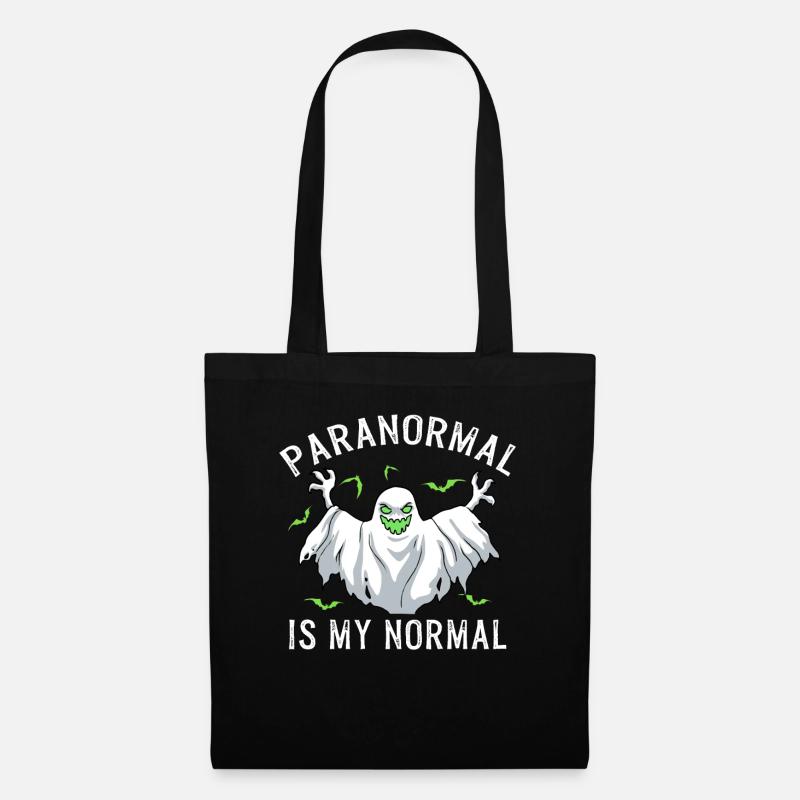 Paranormal is my Normal Lustig Halloween Geschenk - Stoffbeutel - Schwarz