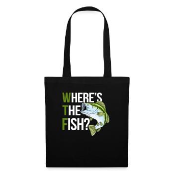 Wheres The Fish - Tote Bag - black - Front
