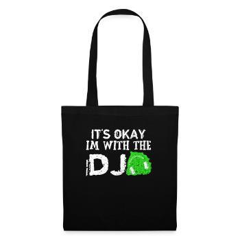 DJ - Tote Bag - black - Front