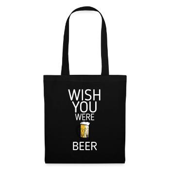 Bière jardin bière bouteille bière bière tente chope de bière - Sac en tissu - noir - Devant