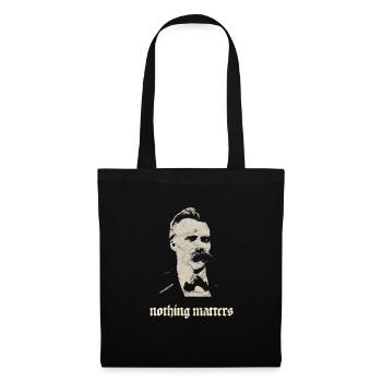 Vintage Nietzsche Philosophy Nihilism Design Kant - Tote Bag - black - Front