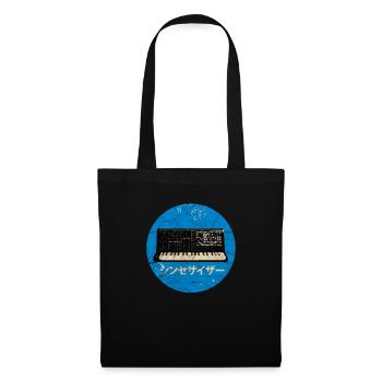 Synthétiseur Synthé analogique - Techno Attack Vintage - Sac en tissu - noir - Devant