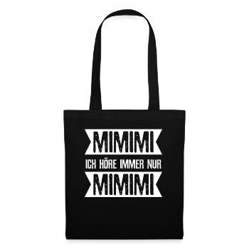 Mimi - Stoffbeutel - Schwarz - Vorne