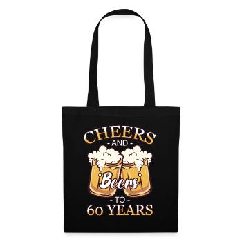 60th birthday 60 years 60s pension Year of birth - Tote Bag - black - Front