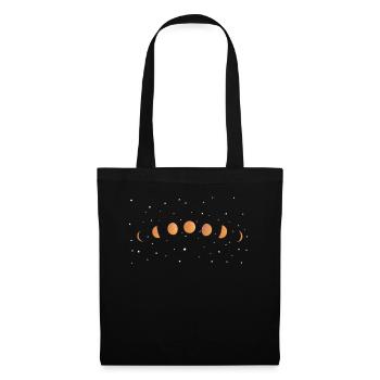 Lune - Sac en tissu - noir - Devant
