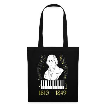 Frederic Chopin - Tote Bag - black - Front
