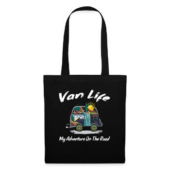Van Life Mon aventure sur la route cadeau - Sac en tissu - noir - Devant