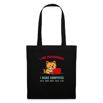 Programmer Developer Computer Scientist Geek - Tote Bag - black - Front