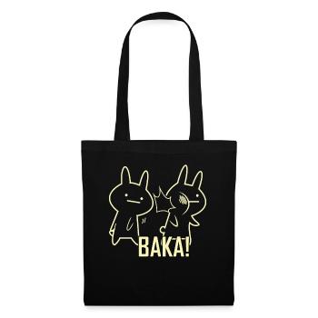 Funny rabbit baka - Tote Bag - black - Front