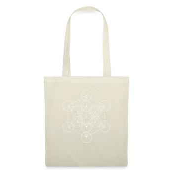 Sacred Geometry Metatrons Cube Psychedelic Goa - Tote Bag - nature - Front