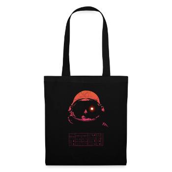 Synthwave Retrowave Aesthetic Vintage Astronaut - Tote Bag - black - Front