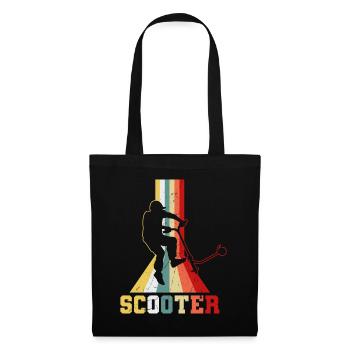 Scooter stunt kick scooter gift idea - Tote Bag - black - Front