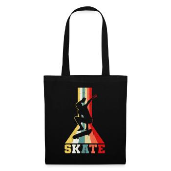 Skateboard Skater Girl Stunt Skater Girl - Sac en tissu - noir - Devant
