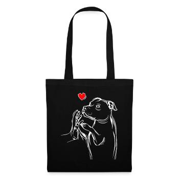 Staffordshire Bull Terrier Dear Mistress Dogs - Tote Bag - black - Front