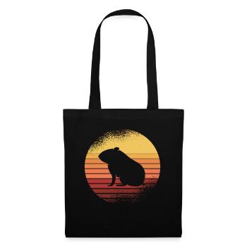 Hamster Retro Vintage Golden Hamster Funny Gift - Tote Bag - black - Front