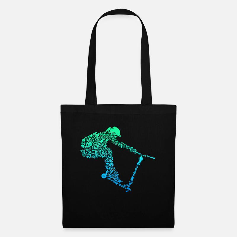 Scooter stunt scooter gift - Tote Bag - black