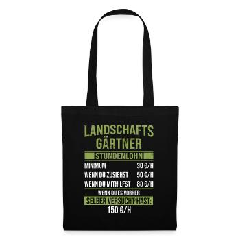 GardenIng Galabau Gardener - Tote Bag - black - Front