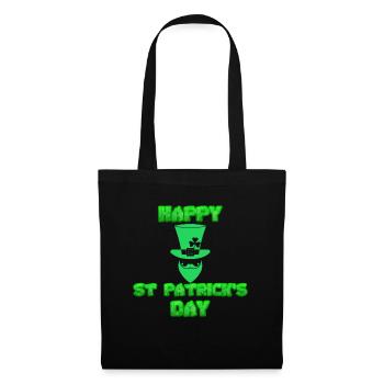 St Patricks Day, St Patricks Day, St Patricks Day - Sac en tissu - noir - Devant