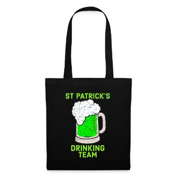 Irlandais, Irlandais, Irlandais, Irlande, Irlande, Irlande, Irlande - Sac en tissu - noir - Devant
