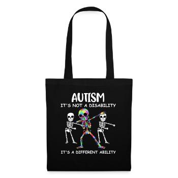 Autism Its Not A Disability Autism Gift - Tote Bag - black - Front