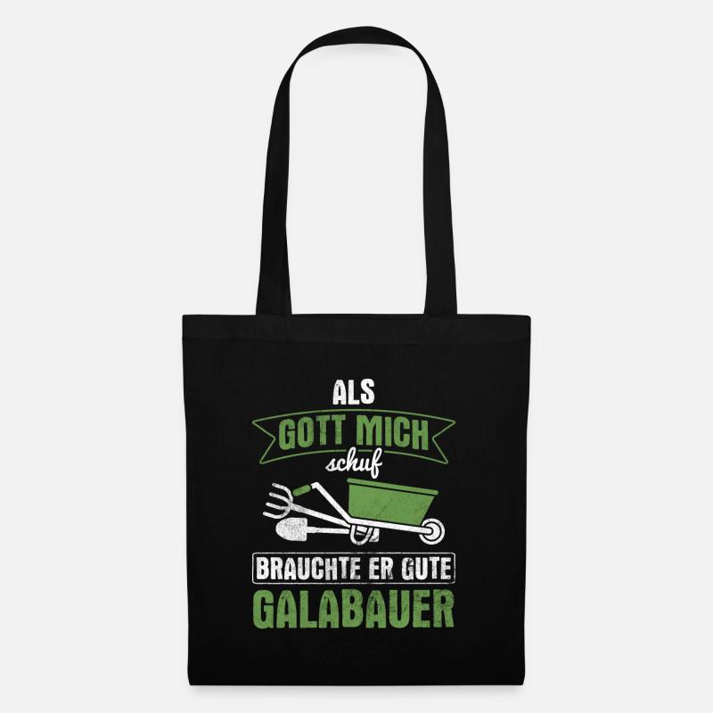 Galabau Garten Gärtner - Stoffbeutel - Schwarz