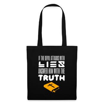 Jésus, Jésus, Jésus chrétien chrétien chrétien chrétien - Sac en tissu - noir - Devant