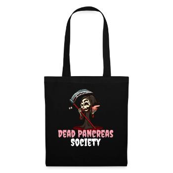 Dead Pancreas Society Cadeau diabétique - Sac en tissu - noir - Devant