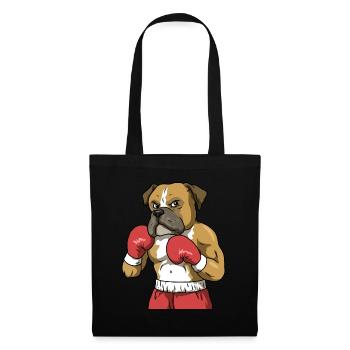 Boxer Dog Boxing Boxer Dog Gift - Tote Bag - black - Front