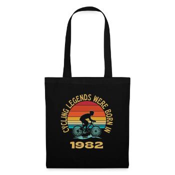 Cycling Legends Were Born In 1982 - Tote Bag - black - Front