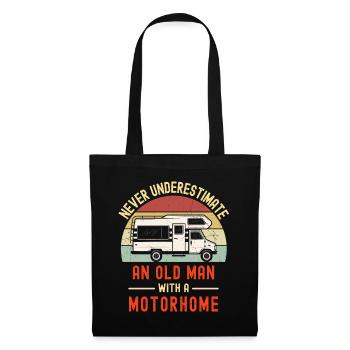 Never Underestimate An Old Man With A Motorhome - Tote Bag - black - Front