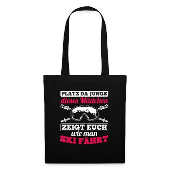 Ski Gift - Stoffbeutel - Schwarz - Vorne