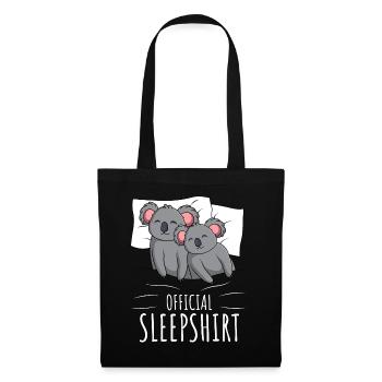 Kaola Sleeping Shirt Koala Lover Gift - Tote Bag - black - Front