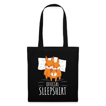 Chemise de couchage de la famille Écureuil - Sac en tissu - noir - Devant