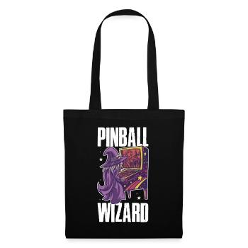 Pinball Wizard Retro Games Cadeau - Sac en tissu - noir - Devant